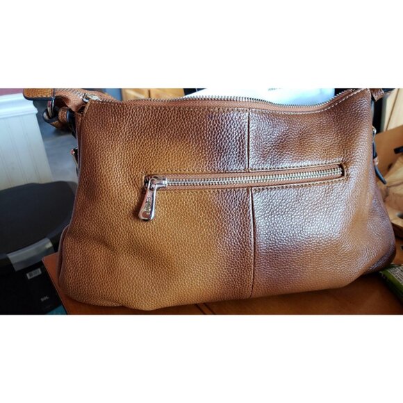 🆕Womens Brown Genuine Leather Shoulder Bag Top Handle Handbag Ladies Purses - Picture 7 of 15